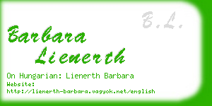 barbara lienerth business card